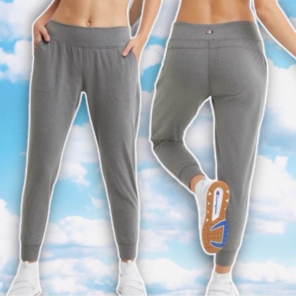 NWT CHAMPION Soft Touch Joggers 27 in Brushed Fleece Athleisure Lounge Gym Plus